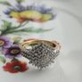 Vintage natural Diamond ring 9 CT gold. Size S .D 19.3 mm Image 9