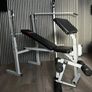weight bench York fitness with attachments Image 6