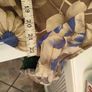 Blue and grey floral dress Image 10