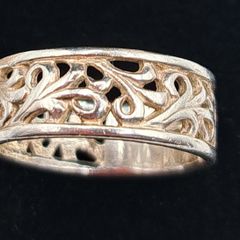 sterling silver ring size Q