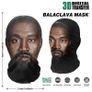 New 3D Printed Kanye Mask Elastic Mesh Full Face Mask for Men Women Cosplay Headwear Hip Hop Fashion Balaclava Hood Hat Headgear Image 2