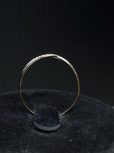 Vintage 9ct Gold Delicate Crossover Ring