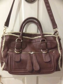 Tan Lotus bag