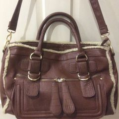 Tan Lotus bag
