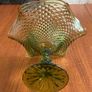 1960's jade green Fenton style compote/bonbon dish Image 6