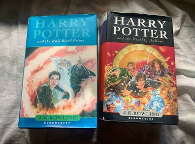 1st ED Hardback harry potter books: Deathly hallows & half blood prince
