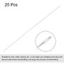 Brand New sourcing map 25pcs Beading Needles Image 3