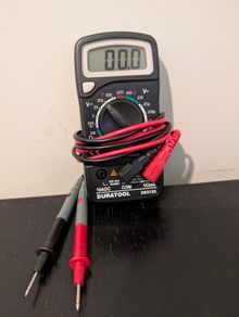 Duratool D03125 Digital Multimeter AC DC Voltage Resistance