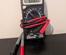Duratool D03125 Digital Multimeter AC DC Voltage Resistance