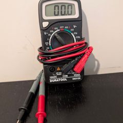 Duratool D03125 Digital Multimeter AC DC Voltage Resistance