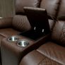 Roman Leather Manual Recliner Sofa Set Image 10