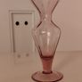 Beautiful Vintage Dusky Pink Small Glass Vase Image 3