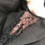 Lipsy Kardashian Kollection Black Lace Side Slim Fit Jumpsuit Playsuit Dress Up 8 Image 5