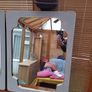 2 Large Matching Velvet Mirrors - Only 55 Each Image 2