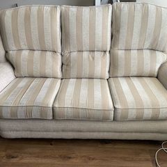 3 seater fabric sofa in excellent condition
