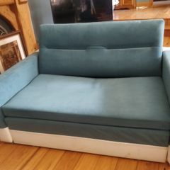 Two sofa beds