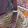 Large Piquadro Italian Leather and Canvas Briefcase, Messenger, Laptop, Storage Bag Image 4