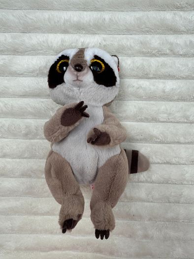 Ty Beanie Baby Bellies Petey the Raccoon approx. 6 Inch Plush Used Please see pictures