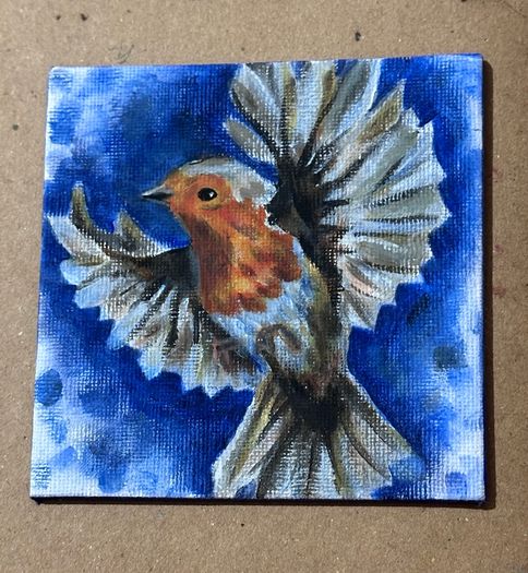 The Soaring Robin - Original Painting