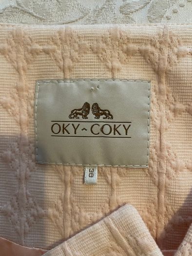 Oky-Coky Peach Coat - Size 38