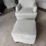 2 armchairs and footstool Image 2