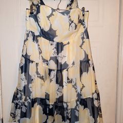 100% silk floral midi dress from Coast