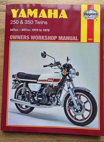 Haynes Manual Yamaha RD250 RD350 1970-79