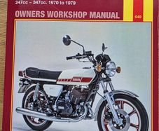 Haynes Manual Yamaha RD250 RD350 1970-79