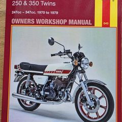 Haynes Manual Yamaha RD250 RD350 1970-79