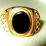 Vintage Gentlemans Signet Ring Image 2