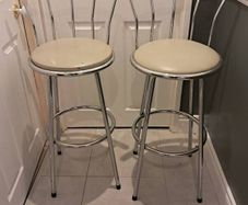 Two bar high stools