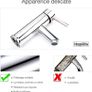 Basin Taps Mixers Bathroom Sink Tap Chrome with UK Standard Hoses Single Lever Hot and Cold Mixer Modern (FREE POSTAGE) Image 4
