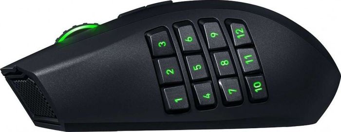 Razer Naga Epic Chroma Wireless Gaming Mouse With Cradle For PC Computer 19 Buttons - 8,200