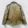 Barbour x Moon Reelin Wax Jacket Tweed Wool Trims Olive Green - Large Image 5