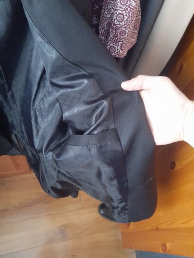 black suit jacket