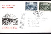 1969 Ireland 50th Anniversary of the First Meeting of Dail Eireann Commemorative Stamps Illustrated First Day Cover (FDC)