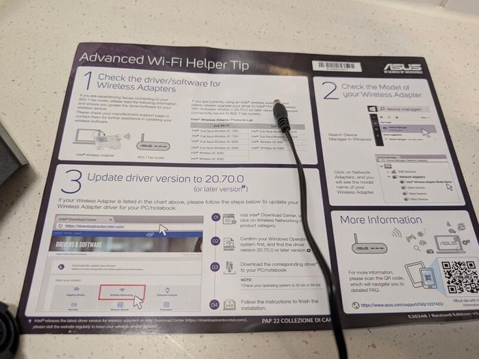 ASUS DSL-AX82U AX5400 Dual Band WiFi 6 Gaming Router DSL Modem Extendable