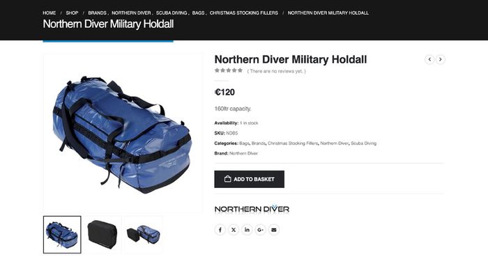 Northern Diver Military Holdall