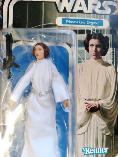 Star Wars Black Series Kenner Retro Obi Wan Kenobi and Princess Leia