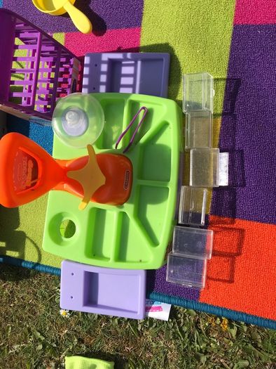 Kids sweet shop and cash register toy
