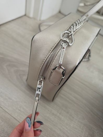 Karl Lagerfeld Silver Crossbody Bag