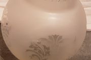 vintage glass light shade,