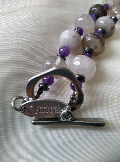 "All that Glisters" Precious Stone Necklace.(Handmade in Ireland)
