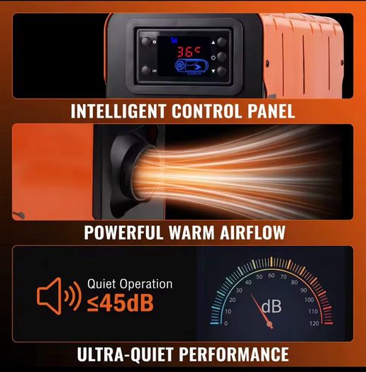 8K 12v/24v Diesel Air Heater 12V Car Heater Diesel Heater With LCD Switch Silencer for Car Truck Boat RV Parking Diesel Heater