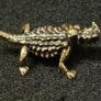 3 brass lizards. Image 7