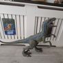 2ft dinosaur jurassic world raptor (blue) Image 6