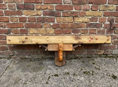 Rustic Reclaimed Wood Wildflower Stove Mantle