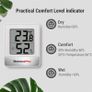 ThermoPro TP49 Small Digital Hygrometer Indoor Thermometer Ambient Thermometer Temperature Monitor and Humidity Meter for Home Office Comfort Reptile Thermometer Image 4