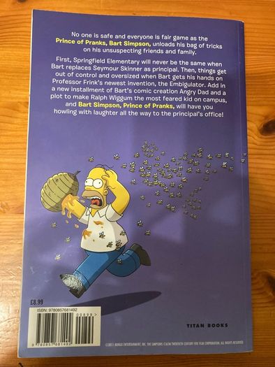 Comic: 'Bart Simpson Prince of Pranks'