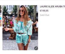 LAURIE & JOE Co-Ord Multi Coloured Shorts and Top - Rrp 250